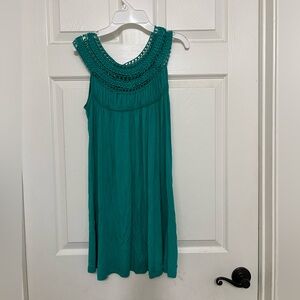 NWT Francesca’s Ophelia Crochet Shift Mini Tunic/Dress Size L